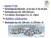 Populiacija ir veiksniai, lemiantys jos dydžio kitimą 18 puslapis