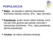 Populiacija ir veiksniai, lemiantys jos dydžio kitimą 3 puslapis