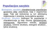 Populiacija ir veiksniai, lemiantys jos dydžio kitimą 4 puslapis