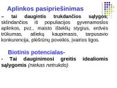 Populiacija ir veiksniai, lemiantys jos dydžio kitimą 9 puslapis