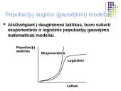 Populiacija ir veiksniai, lemiantys jos dydžio kitimą 10 puslapis