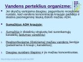 Osmoreguliacija (inkstų vaidmuo reguliuojant osmosą)  10 puslapis