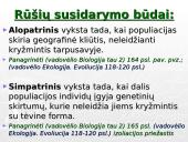 Evoliucijos samprata. Rūšies atsiradimas 11 puslapis