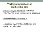 Antibiotikai - teorija 8 puslapis