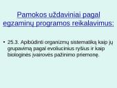 Organizmų sistematikos principai. Taksonominės grupės  2 puslapis