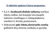 Inkstų dializė. Inkstų donorystė  2 puslapis
