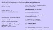 Paprastas būdvardis (adjective) 4 puslapis