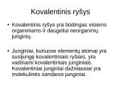 Cheminiai ryšiai tarp atomų 2 puslapis