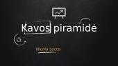 "Kavos piramidė" Nicola Lecca
