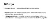 Pernaša per membranas ir metabolizmas 11 puslapis