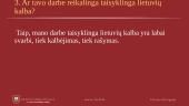 Ar taisyklinga kalba reikalingą pareigūnui? 6 puslapis