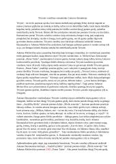 Tėvynės vaizdinys romantinėje Lietuvos literatūroje (Baranauskas, Mickevičius)