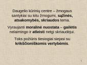 Moralinės skriaudos tema Jono Biliūno novelėse 11 puslapis