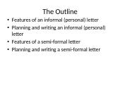 Writing semi-formal letter 3 puslapis