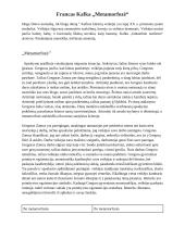 Francas Kafka ir "Metaformozė" 2 puslapis