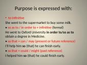 Clauses of result, concession, purpose 2 puslapis