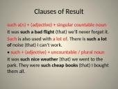 Clauses of result, concession, purpose 5 puslapis