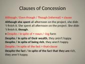 Clauses of result, concession, purpose 8 puslapis