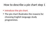 Description of graphs, bar charts and pie charts 18 puslapis