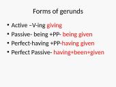 Gerunds and infinitives 18 puslapis