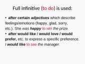 Gerunds and infinitives 3 puslapis