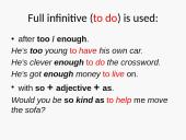 Gerunds and infinitives 4 puslapis