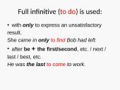Gerunds and infinitives 5 puslapis