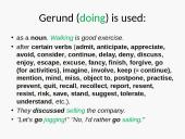 Gerunds and infinitives 7 puslapis