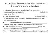 Gerunds/infinitives 3 puslapis