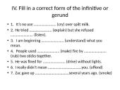 Gerunds/infinitives 5 puslapis