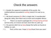 Gerunds/infinitives 9 puslapis