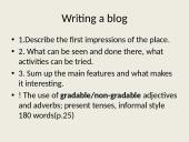 Gradable and non-gradable adjectives in travel blogs 11 puslapis