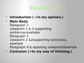 Opinion essay (Structure, topic sentence and vocabulary) 2 puslapis