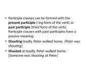 Participle clauses 2 puslapis