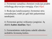 Fermentų veikimo specifiškumas 15 puslapis