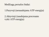 Medžiagų pernaša ląstelėje 2 puslapis