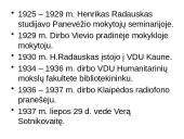 Henrikas Radauskas: skaidrės 5 puslapis