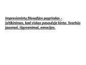 Olesiaus išgyvenimų raida (schema) 2 puslapis