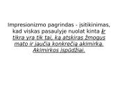 Olesiaus išgyvenimų raida (schema) 4 puslapis