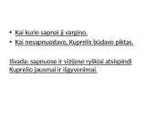 Olesiaus išgyvenimų raida (schema) 10 puslapis