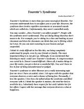 Tourette’s Syndrome