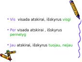 Pagrindinių dalelyčių rašyba 5 puslapis