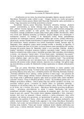 Atsisveikinimas su kaimu M. Martinaičio lyrikoje