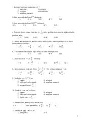 Matematikos egzaminas