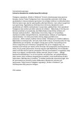 Lietuvio charakterio vaizdavimas literatūroje