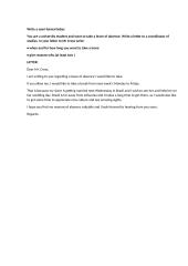 Semi-formal letter taking a leave of absence