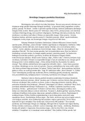 Išmintingo žmogaus paveikslas literatūroje (M.K. Sarbievijus, K. Donelaitis)