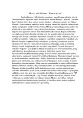 Moters vaizdavimas ,,Sename dvare“