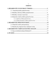 Bedarbystės statistikos tyrimas 2 puslapis