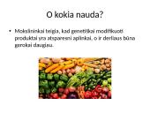 Modifikuoti maisto produktai mūsų valgiaraštyje 6 puslapis